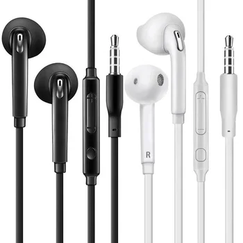 50шт 3,5 мм Стереомузыкальные ушите С Шумопотискане, Кабелни Слушалки с микрофон за Samsung galaxy / S6/s7 Телефони Xiaomi