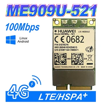 Huawei ME909U-521 FDD-LTE Mini pcie 4G Поддържа WCDMA GPS Гласово съобщение GSM B1/B2/B3/B5/B7/B8/В20