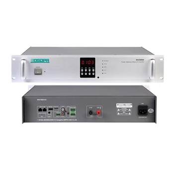 Мрежов усилвател на базата на IP 250 350 500 650 W, мрежов усилвател за аудио системи за общо ползване