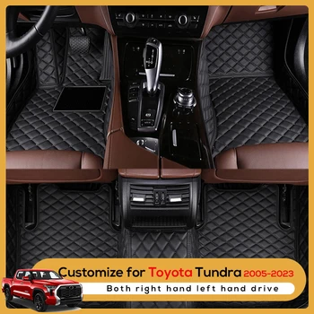 Специално подбран авто подложка за TOYOTA Tundra Аксесоари за интериора, устойчив здрав дебел килим, адаптиран за ляв/десен с
