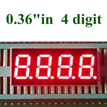 20 броя 4-битов 4-битови цифрови тръби с общ анод 0,36 