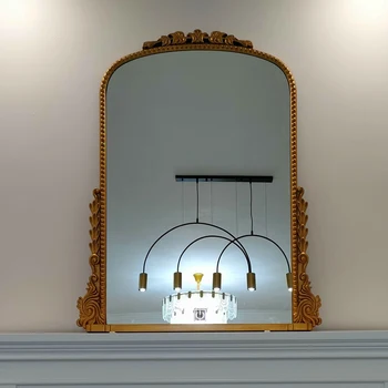 Скандинавски стенно огледало в цял корпус, маса, спалня, за момичета, европейското голямо огледало, Дълга, Луксозно, винтажное декорация за стени Espelho GXR40XP