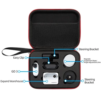 За екшън камери Insta360 GO 3 bag Мини чанта калъф за носене на защитна кутия за аксесоари Insta 360 go3