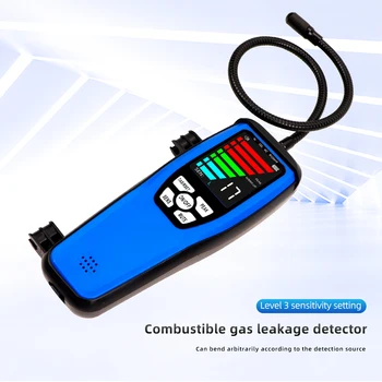 Детектор за изтичане на горими газове, звукова и екранната аларма, тестер воспламеняющегося на природен газ, индикатор за изтичане на пропан, хексан, метан LD-600