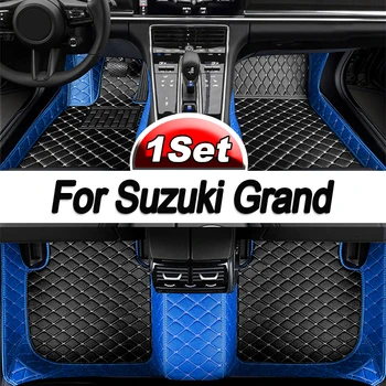 Автомобилни постелки за Suzuki Grand Vitara (четири врати) 2007-2009 2010 2011 2012 2013 2014 2015 2016 2017 автоматично накладки за краката, автомобилни