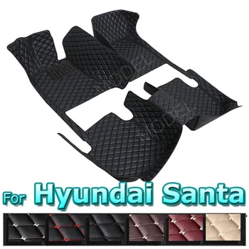 Автомобилни Постелки За Hyundai Santa Fe TM 2013 ~ 2018 5 места Водоустойчива Подплата Автомобилни Постелки Седалките Подове Alfombra Para Авто Аксесоари за Автомобили