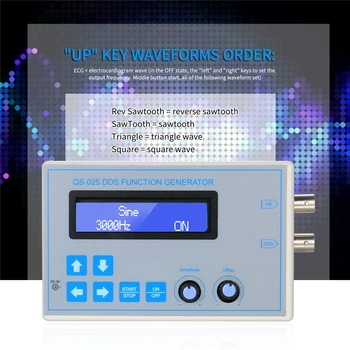 DC9V 1 Hz-65534 Hz Функция DDS генератор на сигнали Синусоидална квадратен триъгълни пилообразный нискочестотен LCD дисплей USB кабел
