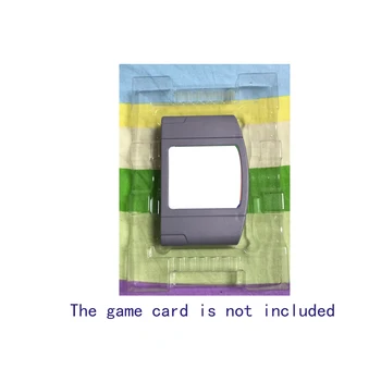100 бр. прозрачна пластмасова поставка за карти N64, калъфи за касети, кутии, части за вътрешния тава, инкрустация