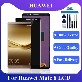 TFT LCD дисплей за Huawei Mate 8 NXT-AL10, NXT-CL00, NXT-DL00 LCD дисплей, Сензорен Дисплей, Дигитайзер В събирането на