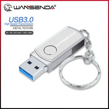 WANSENDA USB 3.0 USB Флаш памет Въртящи Флаш памет 8 GB 16 GB 32 GB 64 GB 128 GB, 256 GB USB 3.0 Memory Stick Ключодържател-Стик