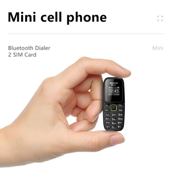 BM310 Малки Мобилни Телефони, Отключени Bluetooth Слушалки Телефонът е с Ниска Радиация Автоматична Запис Разговори с Две SIM карти на Малък Мобилен Телефон