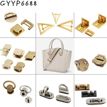 2-20 комплекти метални прес-брави, чанти за жени, дамски чанти-портфейли, чанти на рамо, закопчалката-бравата, ключалката, хардуерни аксесоари САМ