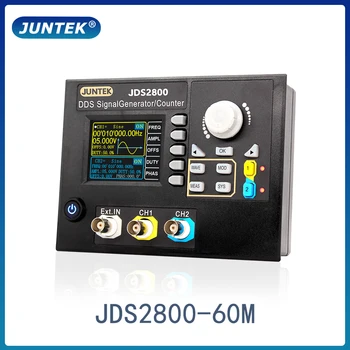 JUNTEK JDS2800-60M Функция DDS 60 Mhz Управление на генератора на сигнали двоен частотомер генератор на сигнали за произволна форма на цифров