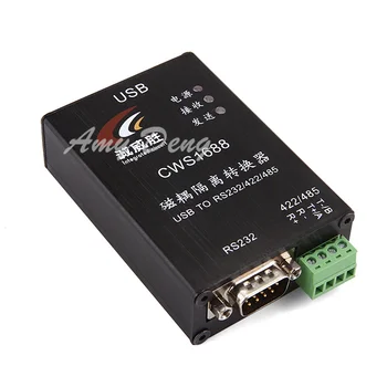 Конвертор изолация с магнитна връзка, USB, 232USB в RS485/422, промишлена аксесоари.защитни, CWS1688