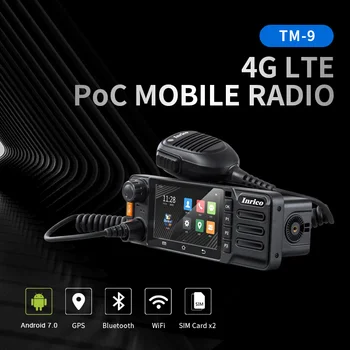 Inrico TM-9 4G Автомобили Радиосеть Zello Уоки Токи Poc CB Радио с Камера Сензорен Екран, GPS SOS Мини Шунка Мобилно Радио Android
