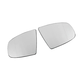 3X Лявото Странично Огледало за обратно виждане Странично Огледално Стъкло С подгряване + Корекция За BMW X5 E70 2007-2013 X6 E71 E72 2008-2014