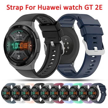 22 мм Силикон Каишка за часовник Huawei watch GT 2д Смарт Часовници Взаимозаменяеми каишка за huawei watch gt2 e gt2e гривна Гривна