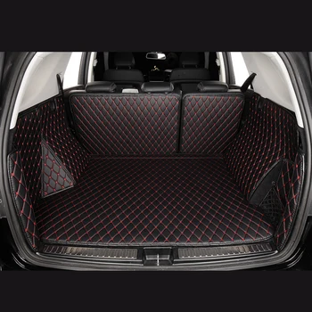 Здрав обичай кожена подложка за багажник на кола Mercedes Benz GLB X247 2022 2023 2020 2021 2019 Аксесоари за автомобилни Детайли на интериора на килими