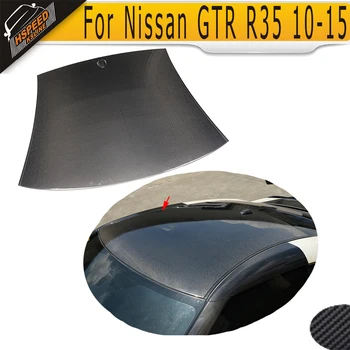 Калъф върху покрива на колата е от въглеродни влакна за Nissan GTR R35 2010 2011 2012 2013 2014 2015, качулки на покрива
