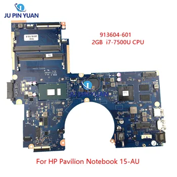 Лаптоп HP Pavilion Notebook 15-О дънна Платка на лаптоп DAG34AMB6D0 913604-601 с дънна платка 940MX 2GB i7-7500U 913604-001 100% Тест
