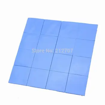 16ШТ 25 x 25 x 1 мм синя термопластичная полагане на Провеждане на чипсета Силиконова паста