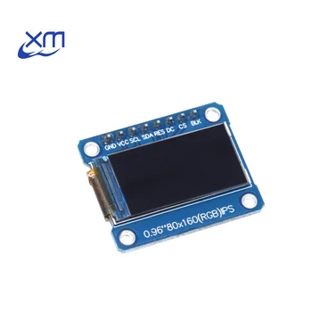0,96-инчов пълноцветен LCD модул ST7735 с 8P SPI HD 65K, чип с 80*160 TFT