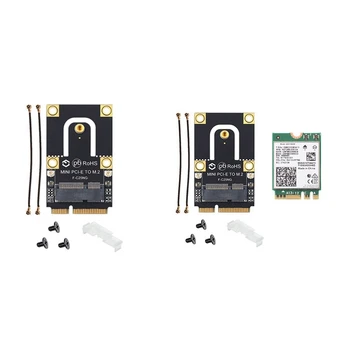 Адаптер M. 2 за Mini PCI-E Без карта за безжична Wifi 6E AX210 5374 Mbps, 802.11 AX 2,4 G /5 Ghz/6 Ghz, M. 2 За Mini PCIE