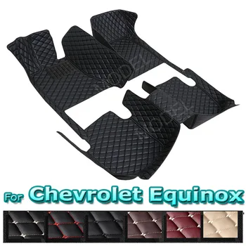 Автомобилни стелки за Chevrolet Equinox 2017 2018 2019 2020 2021 2022 Потребителски автоматично накладки за краката, carpeted floor, аксесоари за интериора