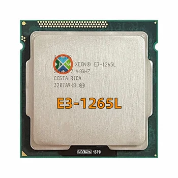Използван е процесорът Xeon E3-1265L E3 1265L E3 1265l SR0G0 2,4 Ghz Четириядрен Восьмипоточный процесор с мощност 45 W LGA 1155