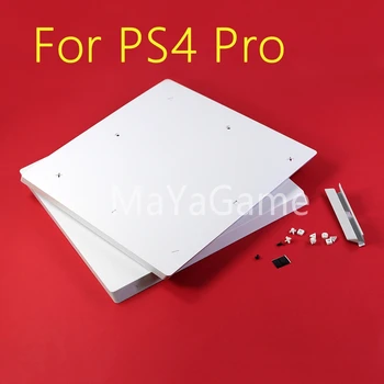 1 комплект За playstation 4 PS4 Pro висококачествен Бял Калъф с пълен корпус за PS4 Pro с Пълни винтове OCGAME
