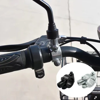 1 Чифт мотоциклетни slr седалки Аксесоари за огледала електрически превозни средства Модифициран скоба за закрепване на огледала за обратно виждане на волана