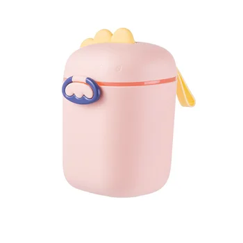 Кутия за съхранение на детски закуски, контейнер за сухо мляко с лъжичка, кутия за съхранение на бебешка храна, опаковка на млечни смеси за бебета