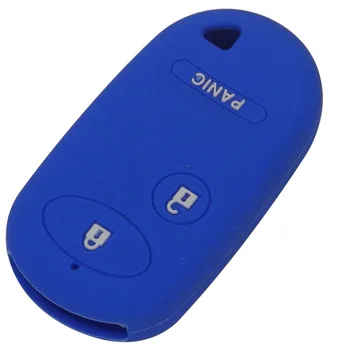 Силиконов калъф за ключове jingyuqin 3/2 + 1 с бутони за автомобилен стайлинг 2001-2005 за Honda Accord, Civic Insight Pilot Key Holder