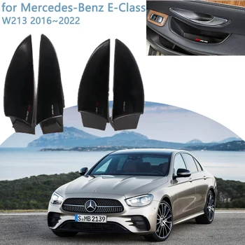 Органайзер за автомобилен Mercedes-Benz E-Class W213 2016 ~ 2017 2022, дръжка на задната врата, контейнер за съхранение, аксесоари за етикети