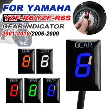 Индикатор за превключване на предавките Дисплей метър за Yamaha YZF R6S 2006-2009 YZF-R6 YZFR6 YZF R6 2001 - 2013 2014 2015 2016 Аксесоари за мотоциклети