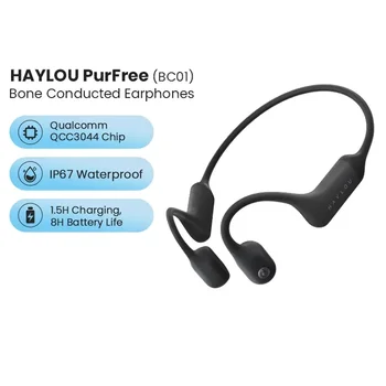 Слушалки PurFree BC01 с костна проводимост IP67, водоустойчива защита, спортни слушалки, слушалки с магнитна бързо зареждане