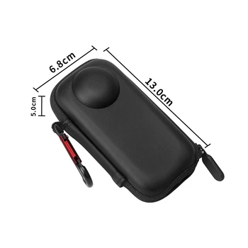 Чанта за съхранение на Insta360 X3 X2, лек защитен калъф, защитен от падане, аксесоари, черен