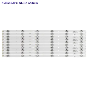Led лента осветление за Hisense LTDN55K321 UB55EC591 LC-55n6000u SVH550AF2 LTDN55K321UWTSEU DEXP U55B9000H