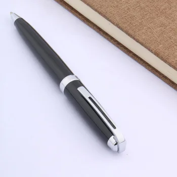 Висококачествени химикалки метални черни лакирани 0,7 мм химикалки за пълнене на мастило за офис ученически пособия за писане