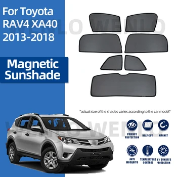 За Toyota RAV4 XA40 2012-2018 Авто сенника Без Увиснала Защитно Стъкло Слънцезащитен Крем на Предното Стъкло на сенника Вътрешна Сянка Магнитна Завеса на Окото
