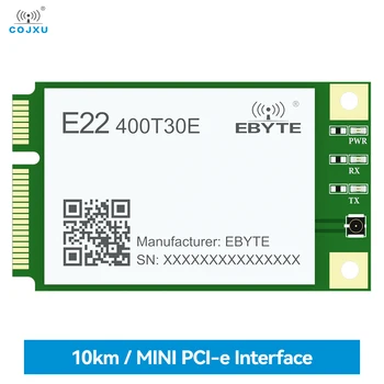 433 Mhz Безжичен модул на Suzan с разширен спектър COJXU E22-400T30E MINI PCI-e стандартен интерфейс UART/RS485/RS232/USB 30 dbm 10 КМ IPEX
