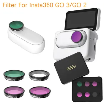 За Insta 360 GO 3 Филтър ND 8 ND16 ND32 CPL Филтър на Обектива Защитен за Insta 360 GO 2 Набор от Филтри екшън-камера Аксесоари