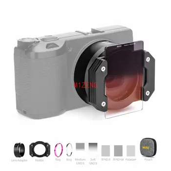 Филтър за квадратен обектив GR3x (адаптер + държач + пръстен + gnd8 + cpl + nd8 + nd64 + издаде лицензия за същата дейност + калъф) Master Комплект за беззеркальной камера rioch GRIIIx