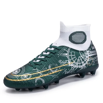 Мъжки градинска футболна обувки от най-високо качество, футболни обувки с газонным покритие, сверхлегкая тенденция спортни обувки за тренировки на трева, мъжки маратонки