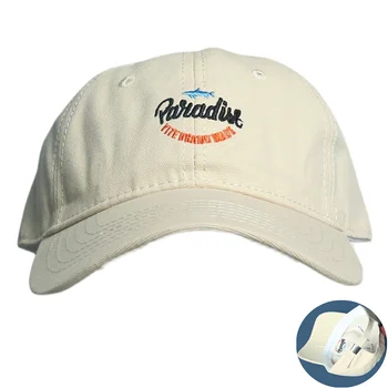 Мъжка бейзболна шапка с бродерия в ретро стил, регулируеми ежедневни шапки от слънцето от американски памук, унисекс, дамски обикновена шапка с козирка