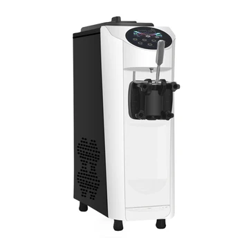 Машина за производство на мек сладолед обем 16 л / ч с една глава за приготвяне на сладолед с интелигентен подсластителем, мороженица за кафе с мляко чай