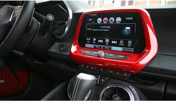 Екран за навигация вътрешността на колата Sansour, панел GPS, декоративна рамка, стикер на капака на Chevrolet Camaro 2017 г., аксесоари за подреждане