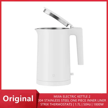 YOUPIN Mijia Electric Kettle 2 Чайника Бързо Варене на 1800 W STRIX Термостат Електрическа Кана За Вода От Неръждаема Стомана За Дома Essential