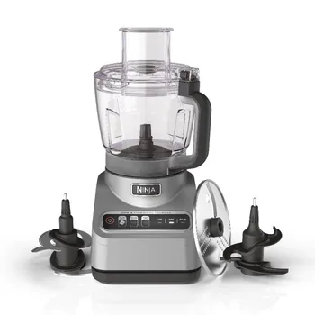 Професионален кухненски робот Ninja®, 850 W, Капацитет 9 чаши, Предварително инсталирани програми Auto-iQ, BN600