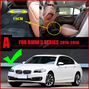 Автомобилни стелки за BMW серия 5 F10 520i 528i 535i 2014 2015 2016, обичай автоматично накладки за краката, авто килим
